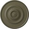 Ekena Millwork Large Floral Ceiling Medallion, Hand-Painted Spartan Stone, 41 1/8"OD x 2 1/2"P CM41FLSSF - alternate 1